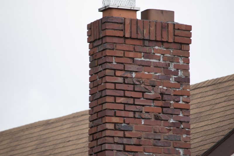 Damaged Brick Chimney