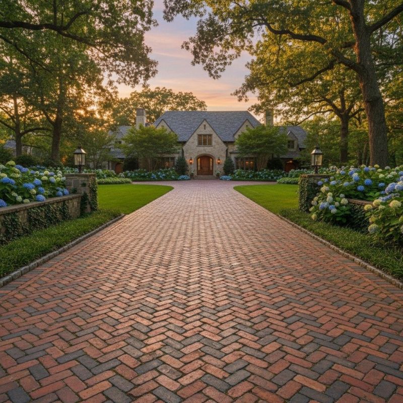 Popular Patterns For Brick And Stone Floors And Driveways